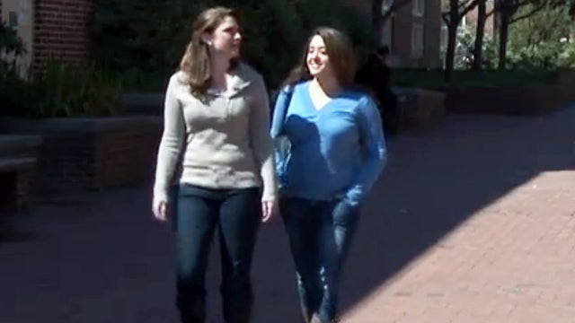 UNC student activists Annie Clark and Andrea Pino 