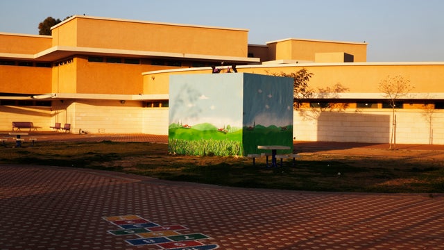 Decorated bomb shelters in Israel 