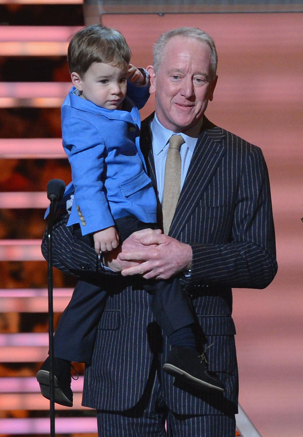 Peyton Manning's son Marshall and father Archie 