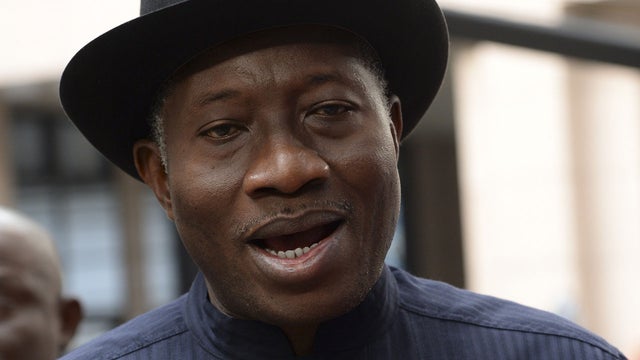 Nigerian President Goodluck Jonathan 