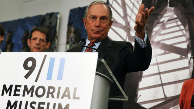 Former New York City Mayor Michael Bloomberg speaks during a press conference before media tours of the National September 11 Memorial and Museum in New York May 14, 2014. 