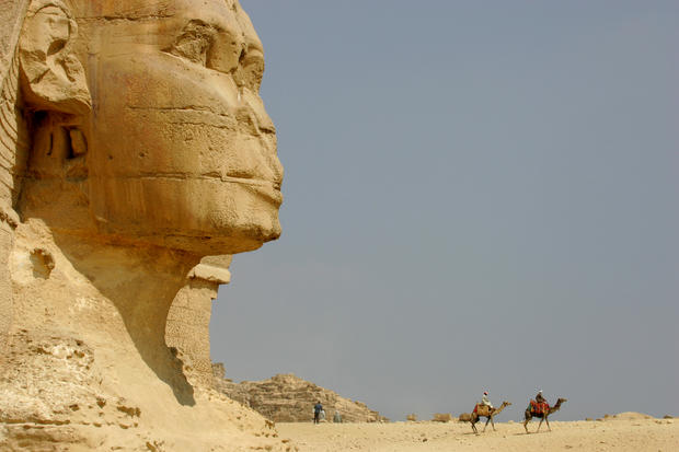 Full-scale replica of the Sphinx 