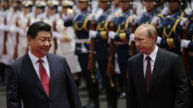 Russian President Vladimir Putin and China's President Xi Jinping 