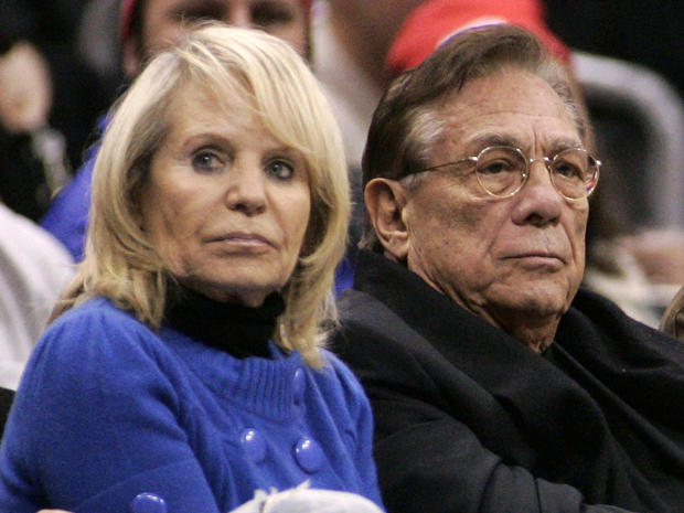 Los Angeles Clippers owner Donald Sterling and his wife Shelly attend an NBA basketball game between the Toronto Raptors and the Los Angeles Clippers at the Staples Center in Los Angeles in this Dec. 22, 2008, file photo. 