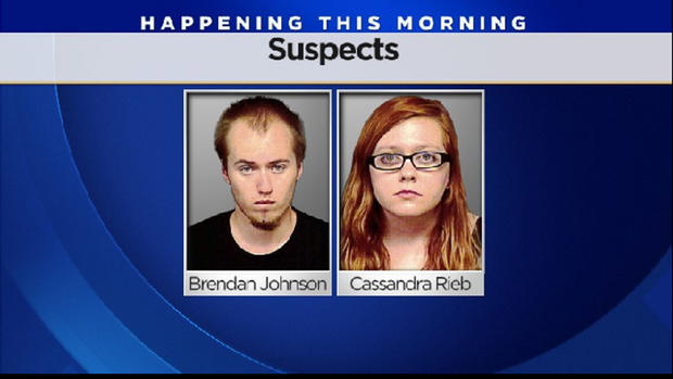 Sterling Murder Suspects;Brendan Johnson and Cassandra Rieb  