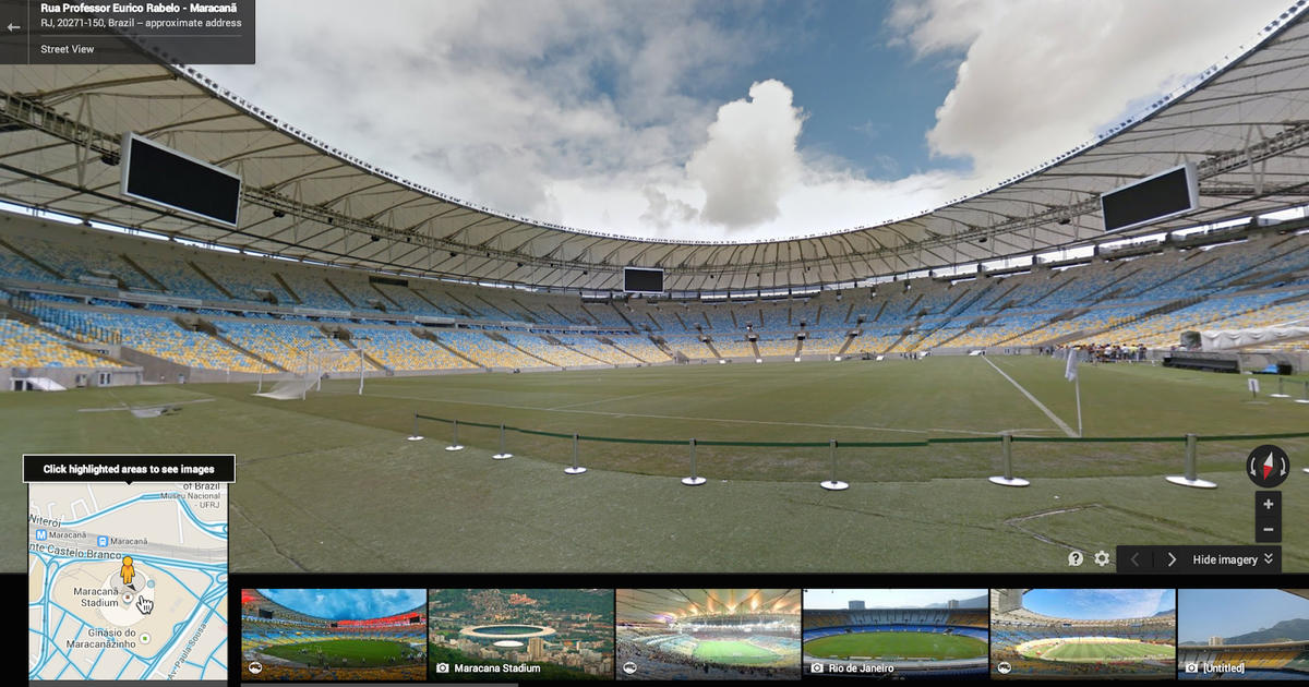 Brazil s World Cup stadiums Google maps gives you a front row