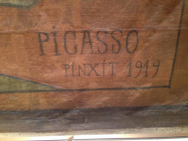 Picasso's Signature On 'Le Tricorne' 