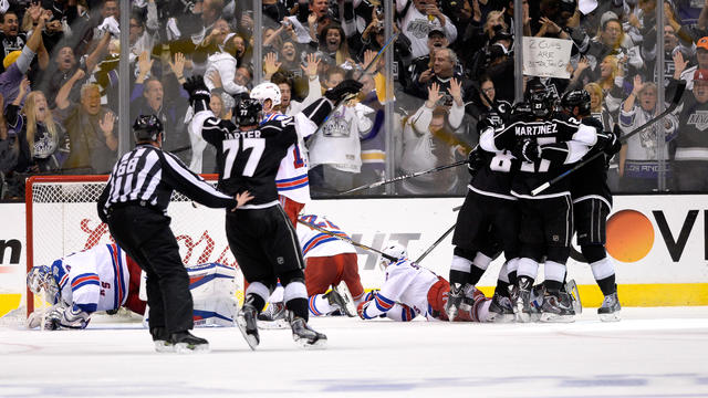 Kings 3, Rangers 2 (2OT): Martinez's goal clinches Stanley Cup for