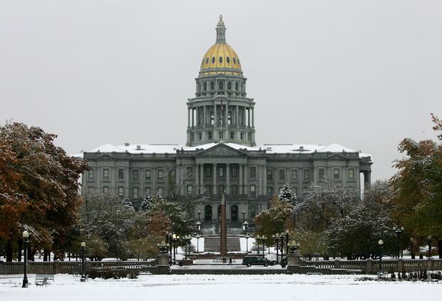 Early Season Snow Blankets Denver Area 