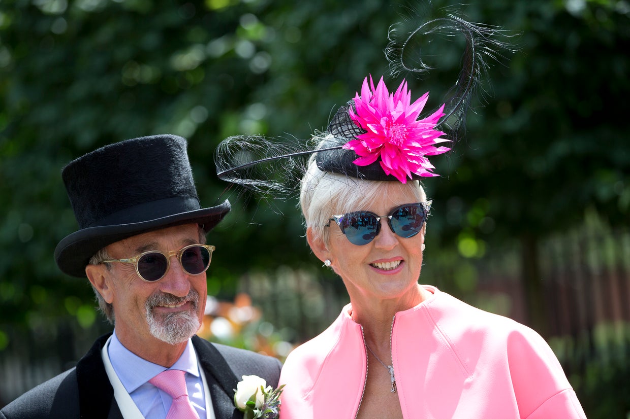 Ornate hats at the Royal Ascot horse race