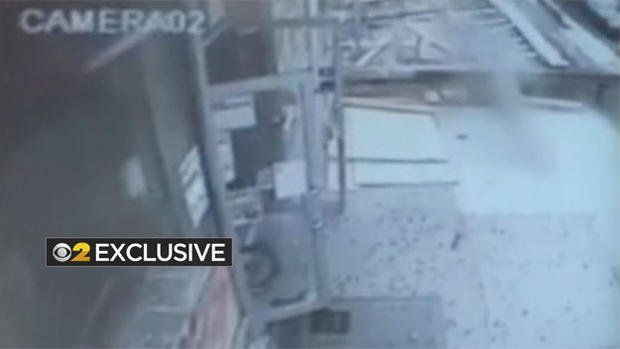 Bushwick Facade Collapse Video 
