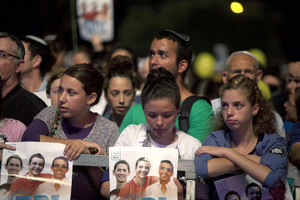 Rally Held In Tel Aviv For Missing Israeli Teenagers 