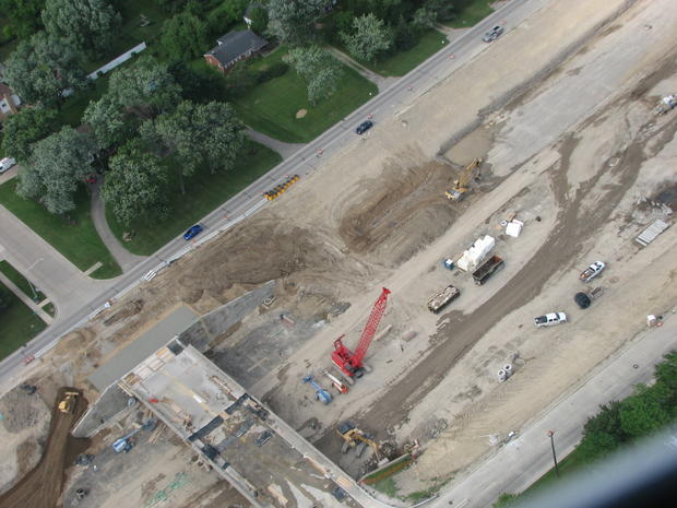 I-96 Construction Progress On July 1, 2014 