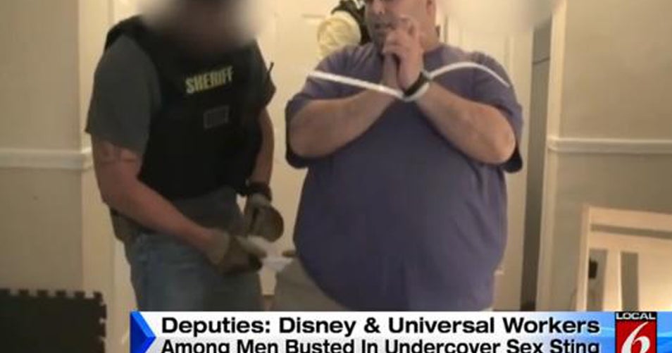 Disney, Universal Studios workers arrested in underage sex sting - CBS News