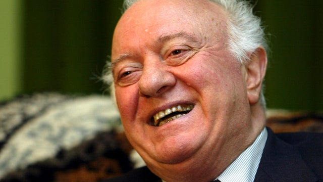 Former Georgian President Eduard Shevardnadze  