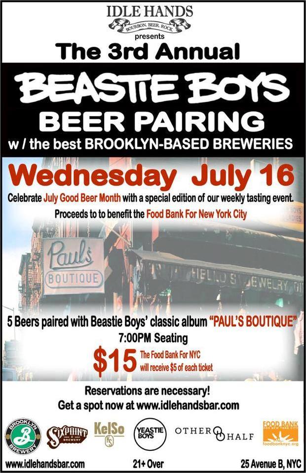 Beastie Boys Beer Pairing 