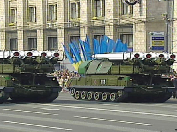 "Buk" mobile surface-to-air missile systems 