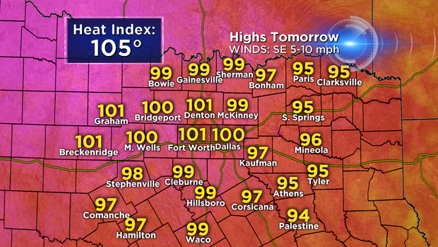 NTX Tomorrows Highs 