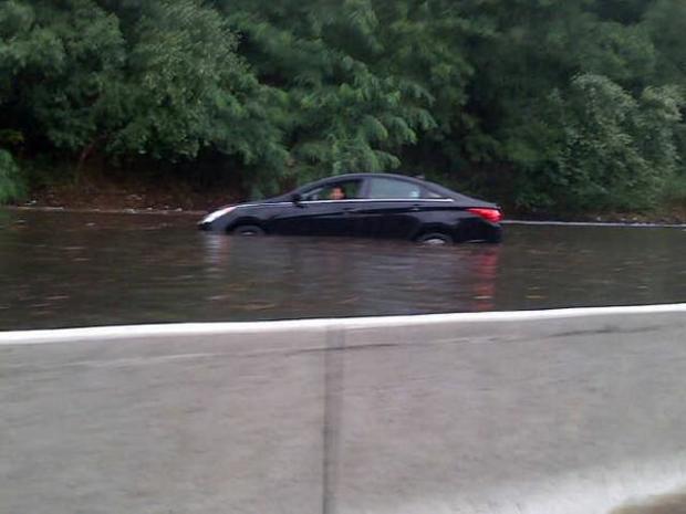 Flooding on Route 17  