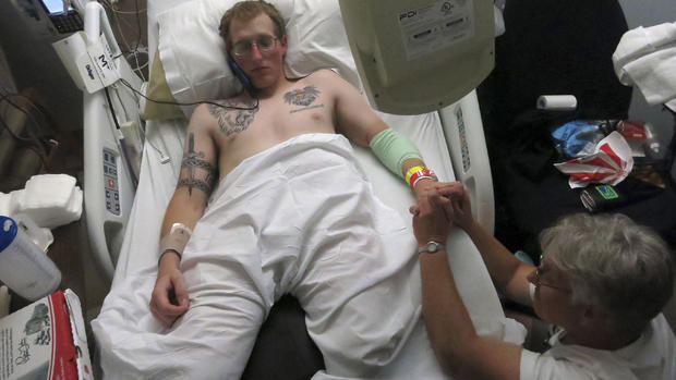Wounded soldier's remarkable recovery 
