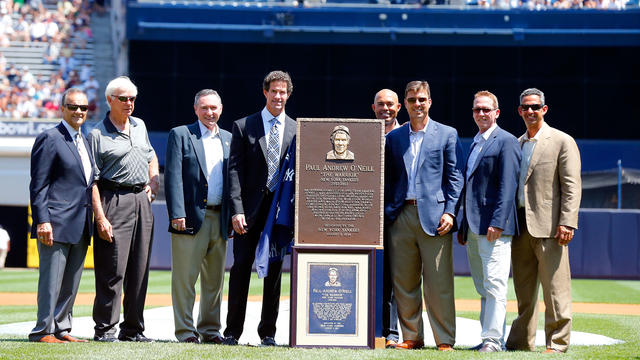 Yankees honor Paul O'Neill with Monument Park plaque