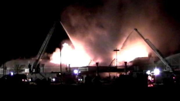 Holy Square Shopping Center Fire 
