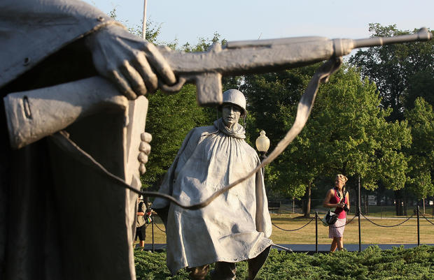 U.S. Congress Commemorates 60th Anniversary Of Korean War memorial washington d.c. 