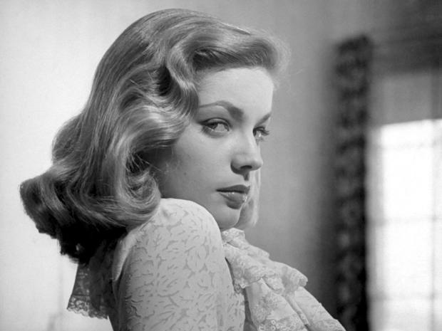Lauren Bacall was known for her sultry looks and was one of the biggest stars of the 1940s and '50s. 