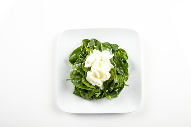 Fred Segal Mauro's Cafe spinach egg white salad 