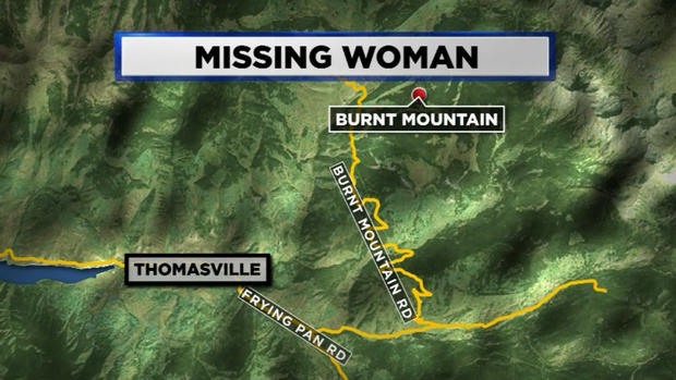Missing Woman map 