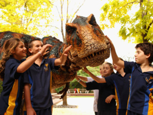 Walking With Dinosaurs Meets Children In Melbourne 