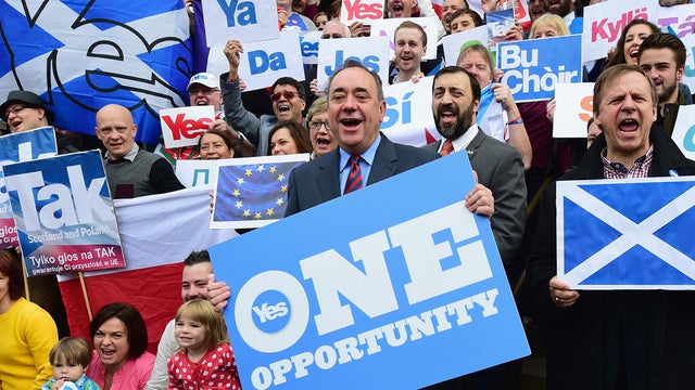 Scottish First Minister Alex Salmond  