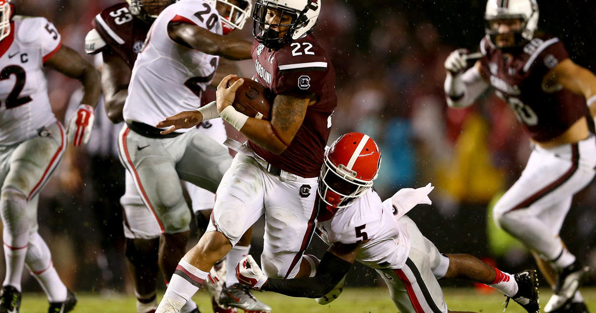 Georgia Football Can't Rally Against South Carolina; Top 25 College ...