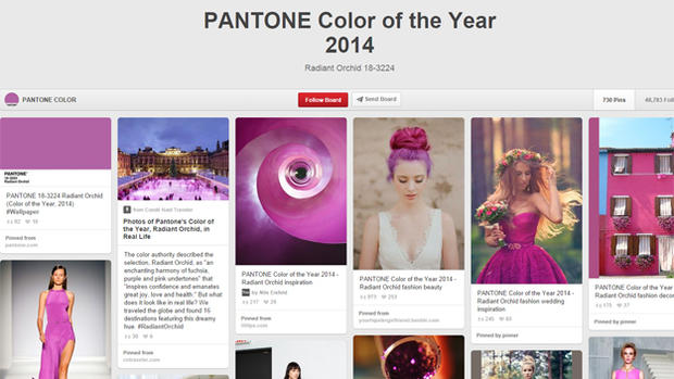 Pantone Pinterest 