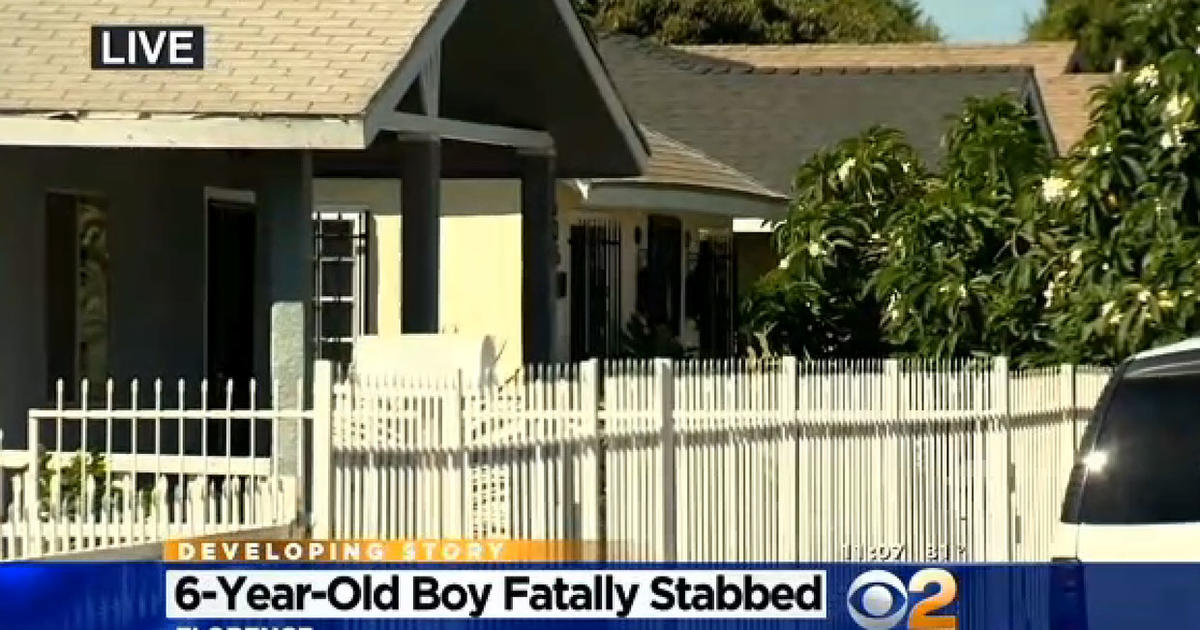 Father Detained After 6-year-old California Boy Fatally Stabbed - CBS News