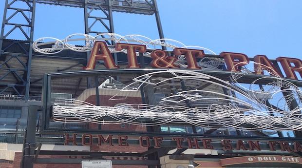 Get your Giants cap at AT&amp;T Park (Credit, Laurie Jo Miller Farr) 