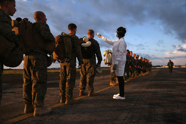 U.S. troops fight Ebola 