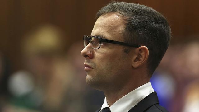 Olympic and Paralympic track star Oscar Pistorius attends his sentencing hearing at the North Gauteng High Court in Pretoria  