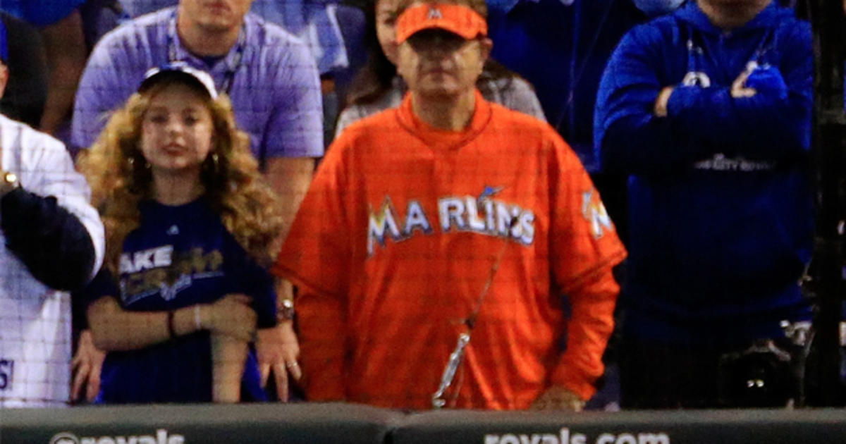 The guy in the Marlins jersey at the World Series gave up his seat