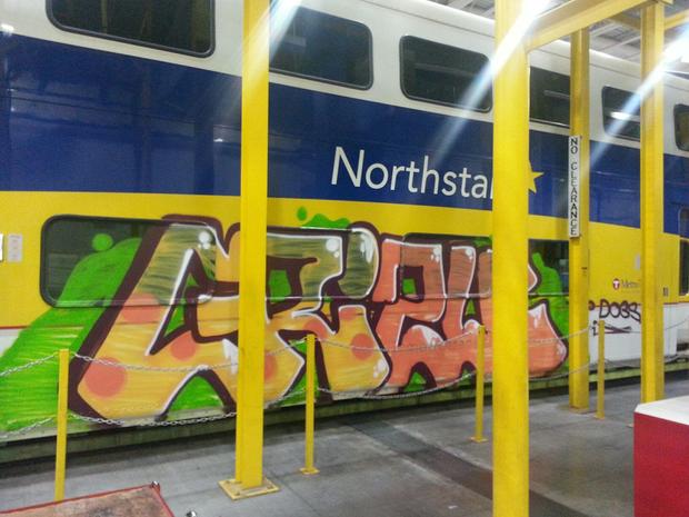 Northstar Train Vandalism Big Lake 