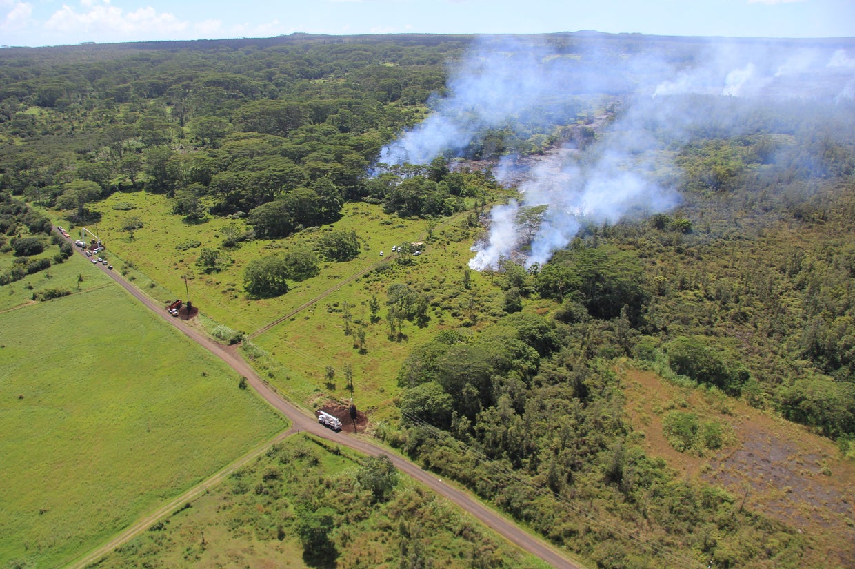 Lava flows on Hawaii's Big Island