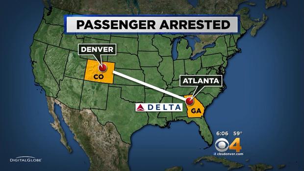 Passenger Arrested Map 