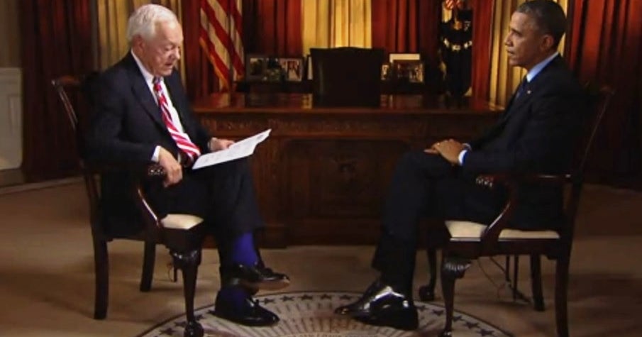 Face in the News Talking to Two Presidents CBS News