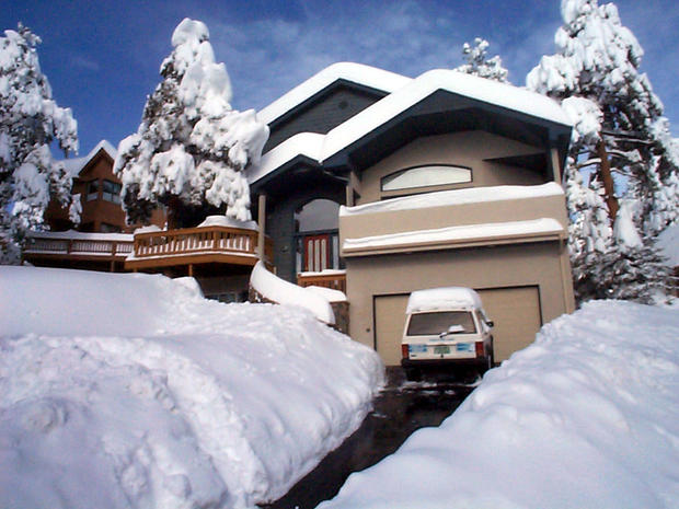 During the blizzard of 2003 Evergreen got 72 inches of snow and a CBS4 crew got stuck in the mountain town at CBS4 photographer Tom Meyer's house. He shares his photos in this gallery. 