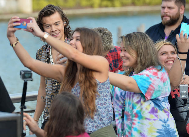 One Direction Celebrate The Release Of Album "Four" On NBC Today Show 