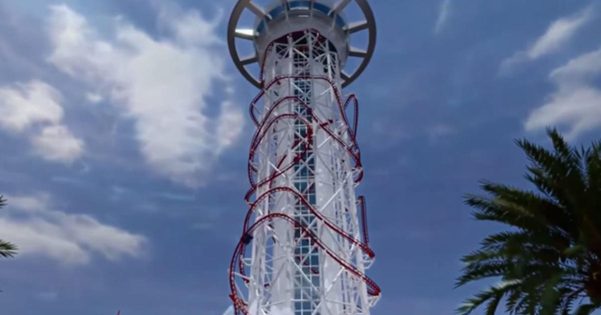 Design For World's Tallest Roller Coaster Gets Video Reveal CBS Miami