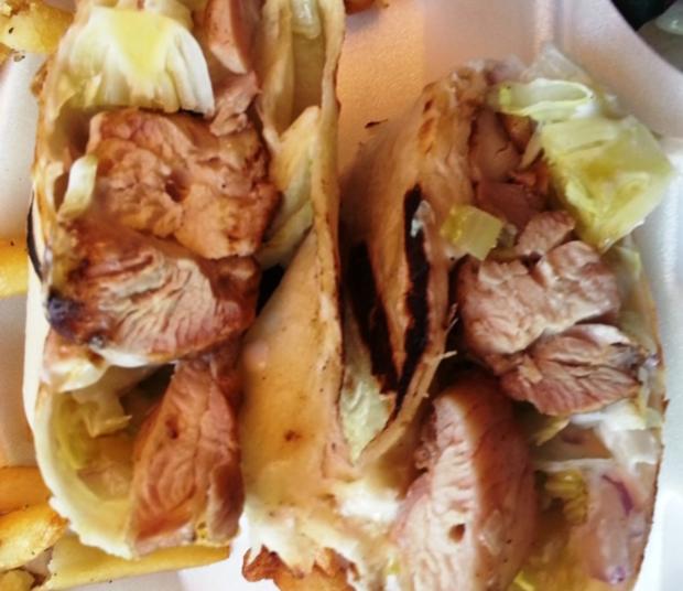 Grilled Chicken Wrap From Absolute Greek 