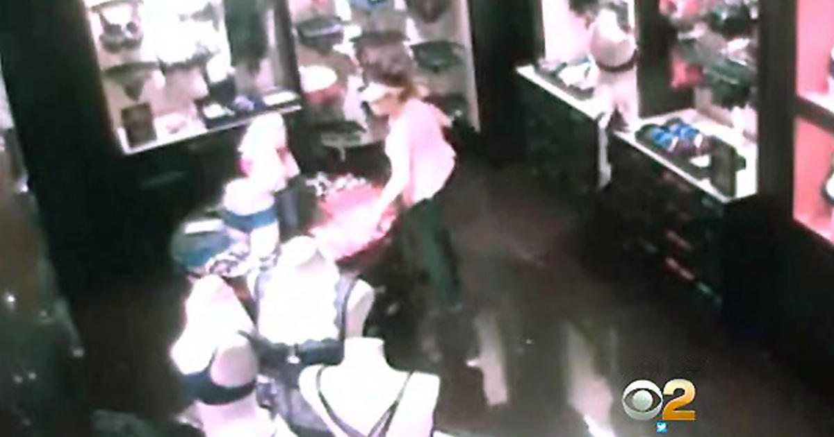 Caught On Camera Woman Shoplifts Hundreds Of Dollars Worth Of Victorias Secret Lingerie Cbs