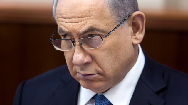 Israel's Prime Minister Benjamin Netanyahu attends the weekly cabinet meeting in Jerusalem 