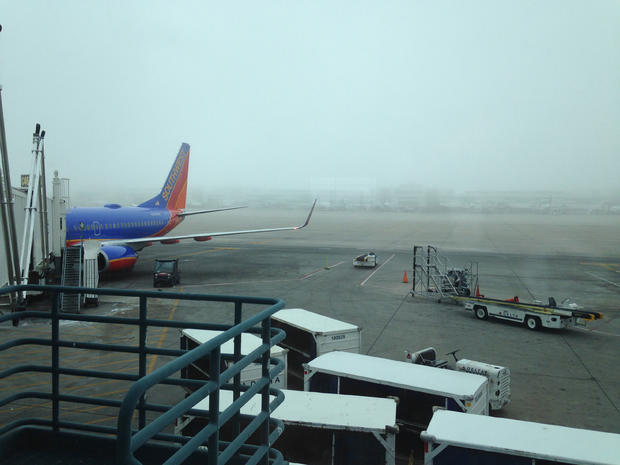 DIA Denver International Airport Fog 